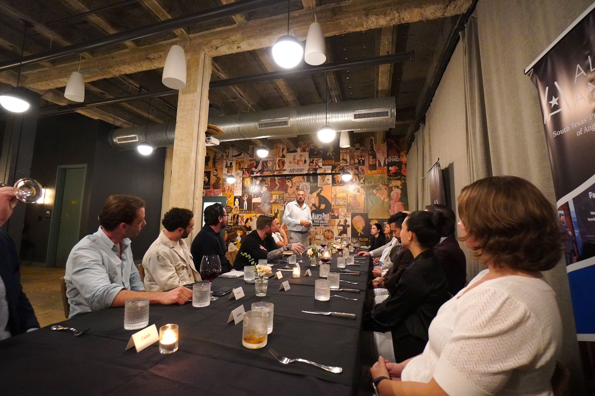 Founders Dinner candid