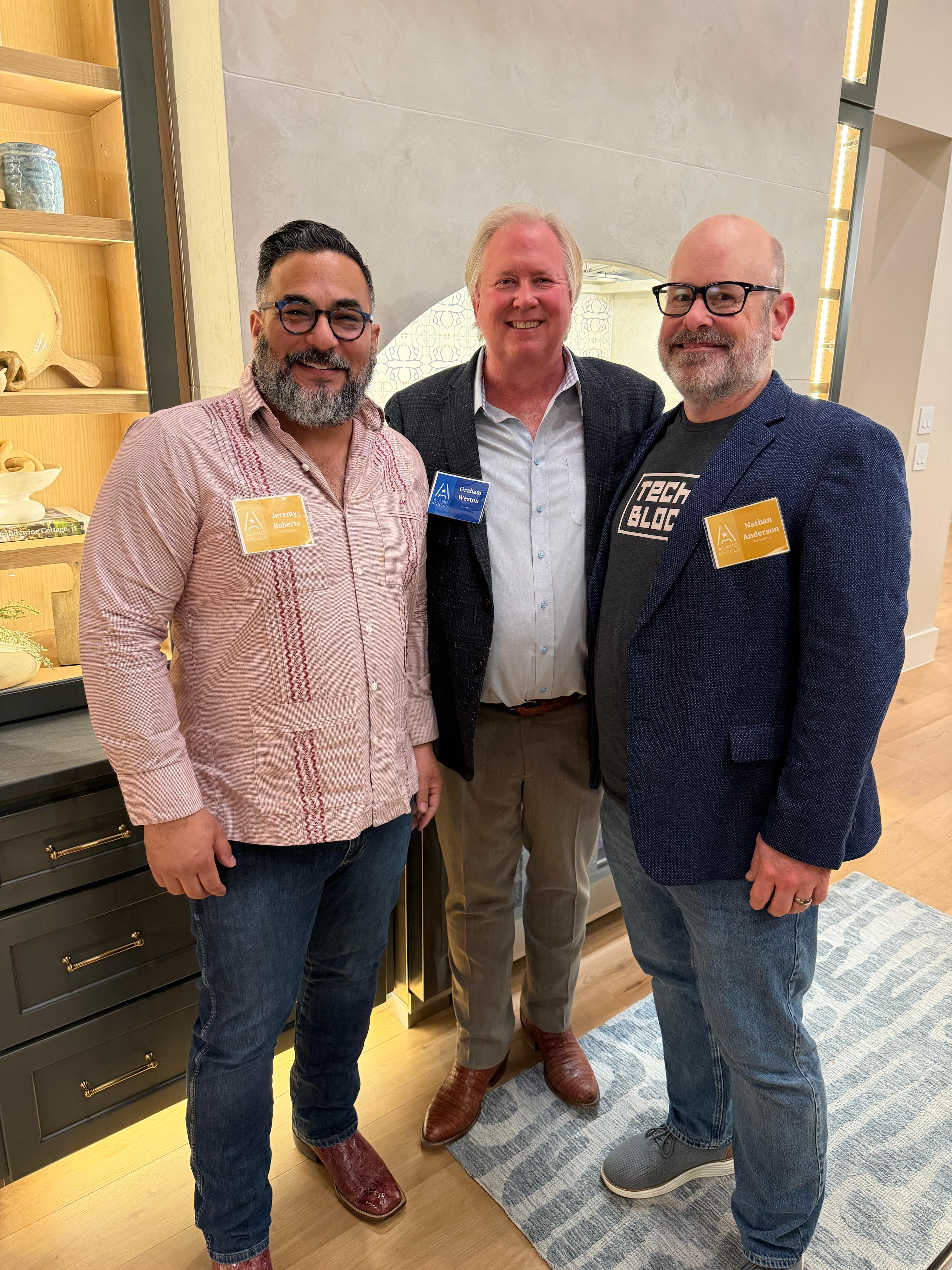 Jeremy Roberts, Graham Weston, Nathan Anderson